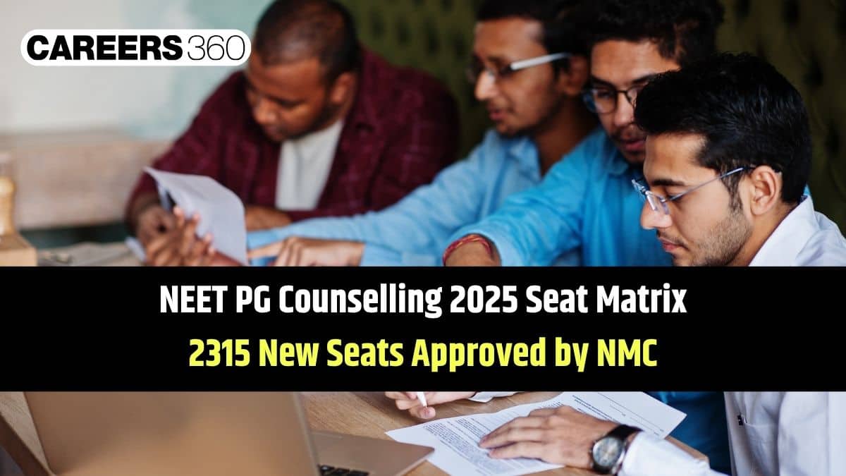 NEET PG Counselling 2025 Seat Matrix: 2315 New Seats Approved by NMC
